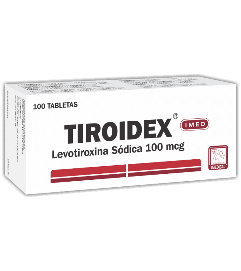 Tiroidex 100 Mcg Caja X 100 Tabletas Laboratorios Quimifar