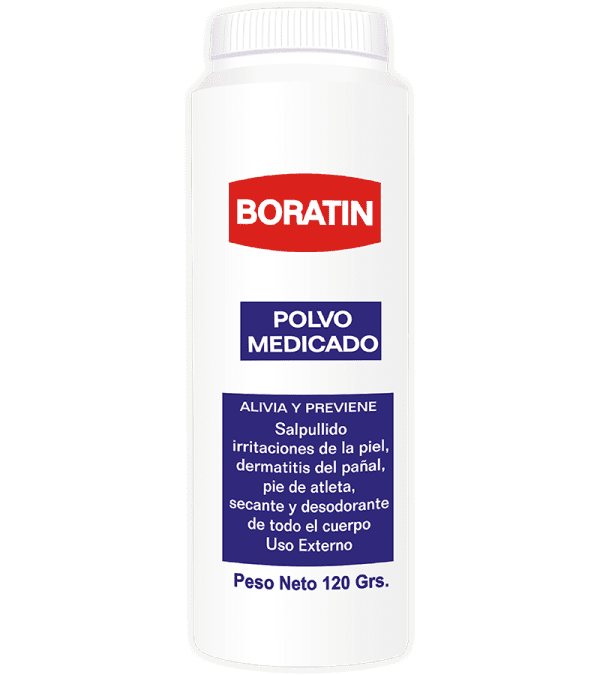 Boratin Talco Medicado frasco 120 g