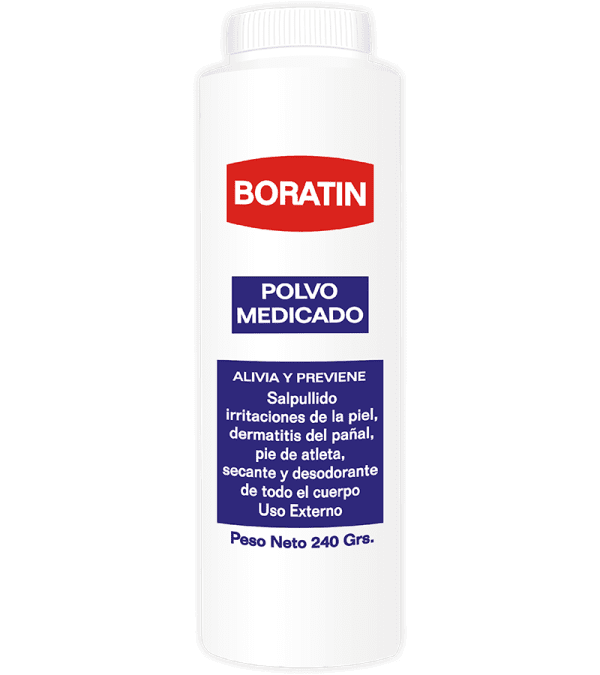 Boratin Talco Medicado frasco 240 g