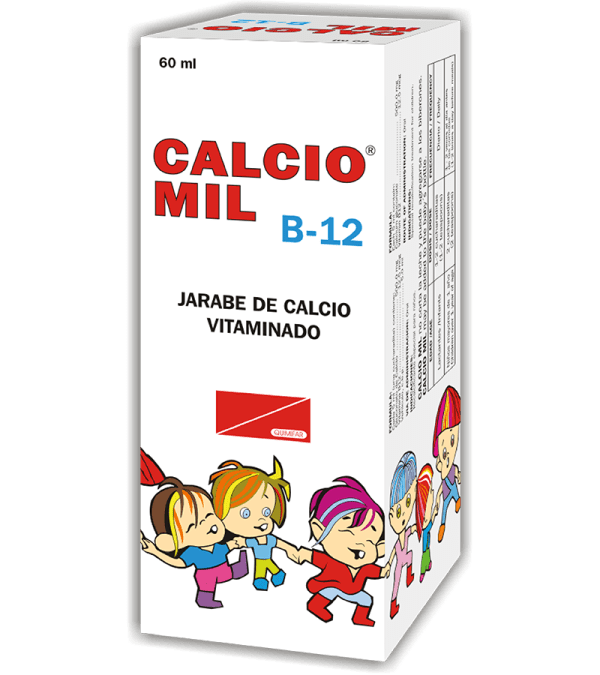 Calcio Mil B-12 Jarabe frasco 60 ml