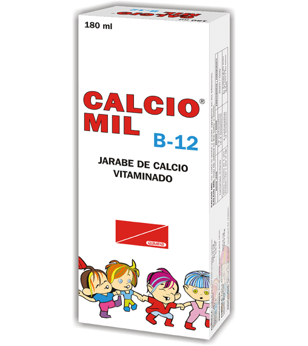 Calcio Mil B-12 Jarabe frasco 180 ml