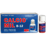 Calcio Mil B12 Ampolla Bebible Para Adulto 10 ml caja x10