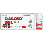 Calcio Mil B12  para Niños Ampolla Bebible 5 ml caja x10