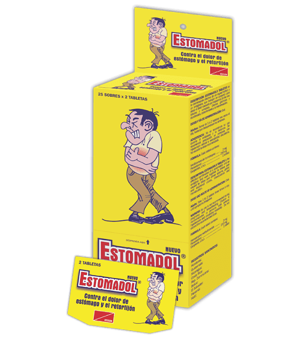 Estomadol Dispensador 25 estuches x2 tabletas