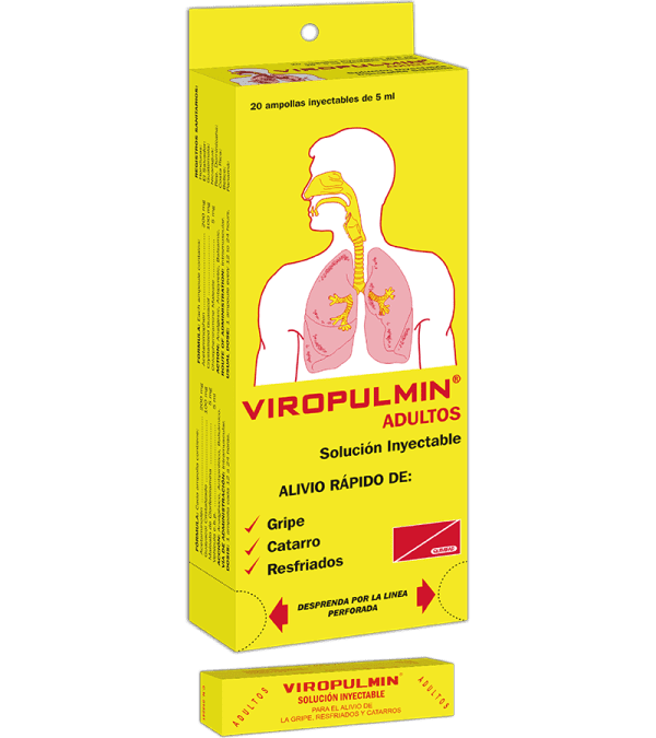 Viropulmin Ampolla Inyectable Adulto Dispensador x20