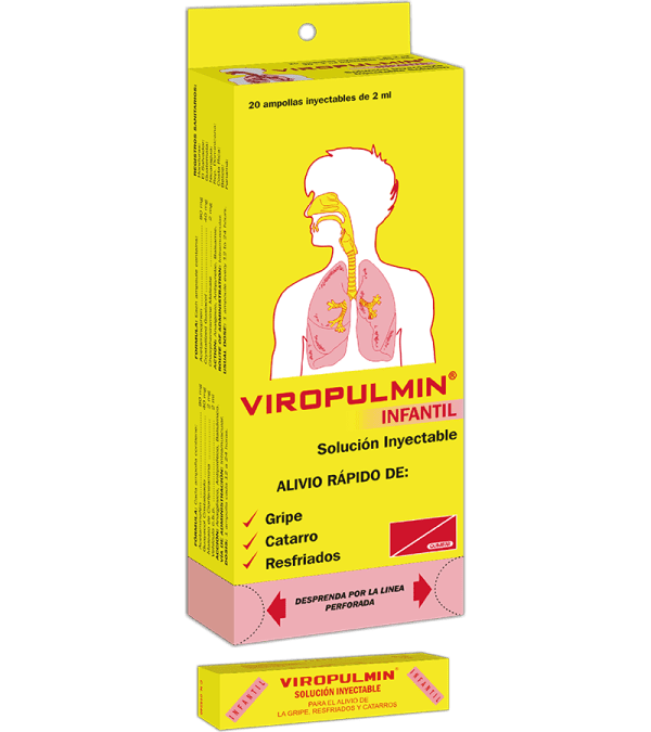 Viropulmin Ampolla Inyectable Infantil Dispensador x20