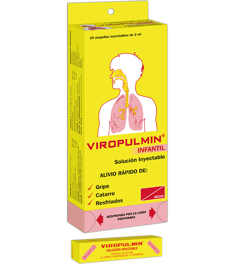 Viropulmin Ampolla Inyectable Infantil Dispensador x20