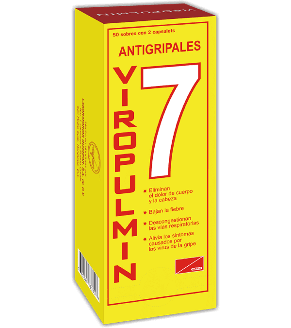 Viropulmin Dispensador 50 sobres x2 tabletas c/u