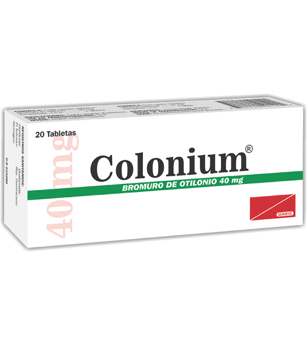 Colonium Tabletas 40 mg Caja x20