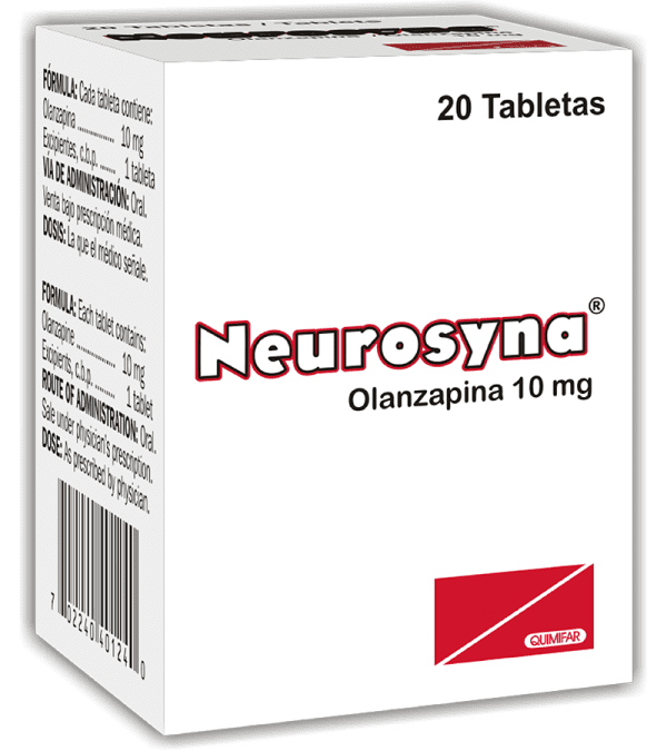 Neurosyna Tableta 10 mg frasco x20