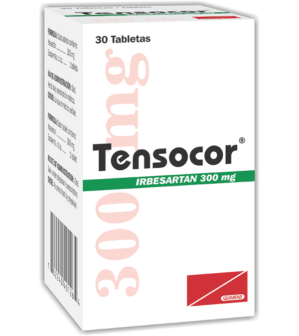 Tensocor Tableta 300 mg caja x20