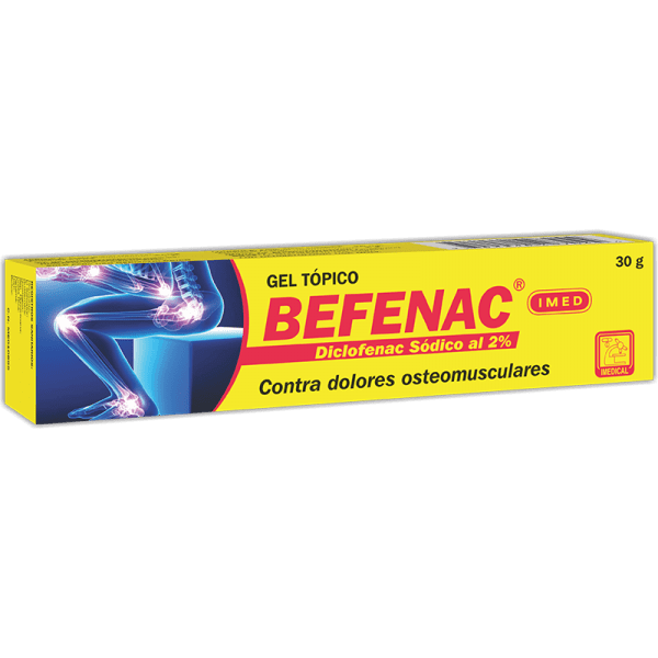 Befenac Gel al 2 % tubo 30 g
