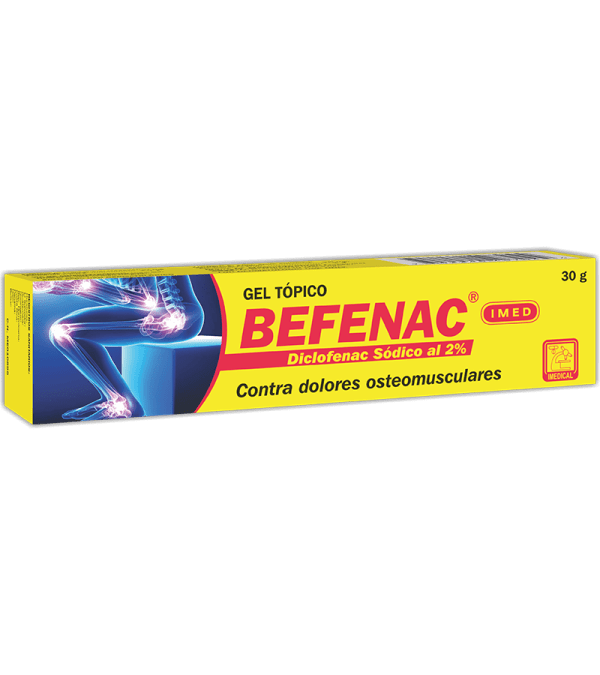 Befenac Gel al 2 % tubo 30 g