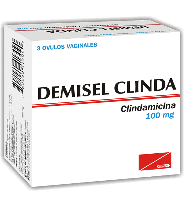 Dimisel Clinda Ovulos 100 mg caja x3