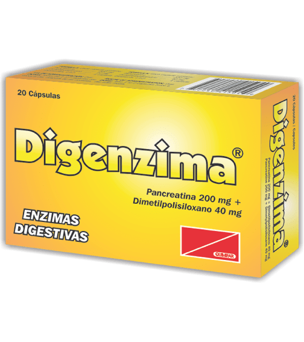 Digenzima Capsula 200 mg caja x20