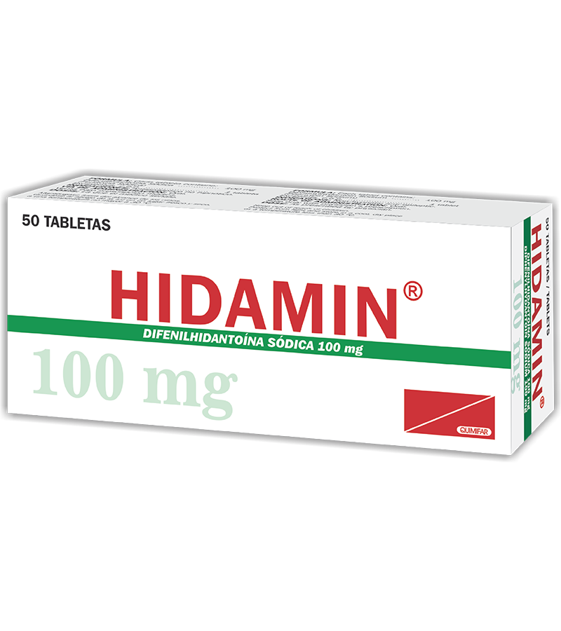 Hidamin Tabletas 100 mg caja x50