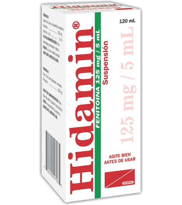 Hidamin Suspension 125 mg / 5 ml frasco 120 ml