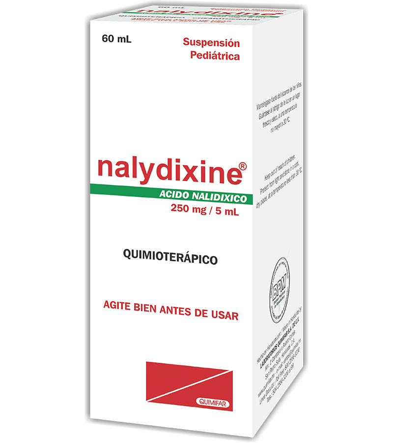 Nalydixine Suspension Pediatrica frasco 60 ml
