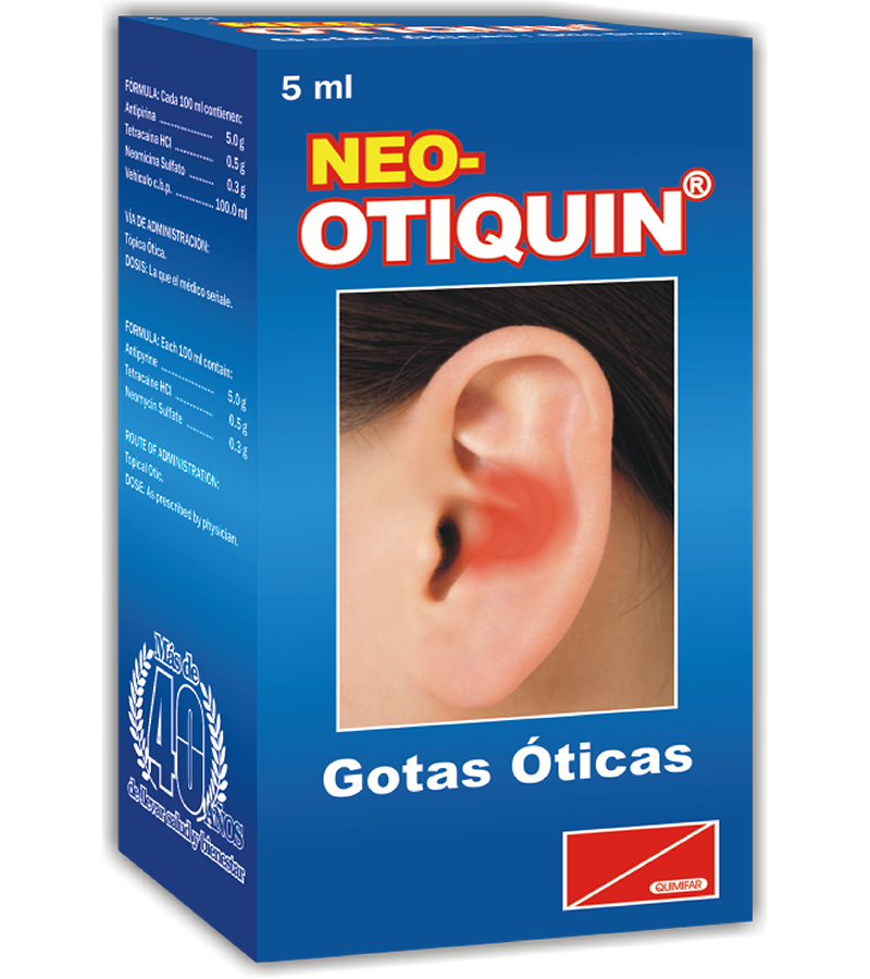 Neo-Otiquin Gotas Oticas frasco 5 ml