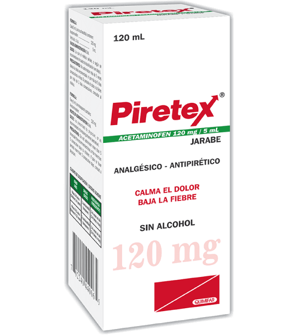 Piretex Jarabe frasco 120 ml