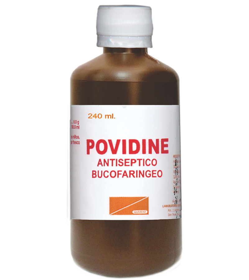 Povidine Antiseptico Bucal frasco 240 ml
