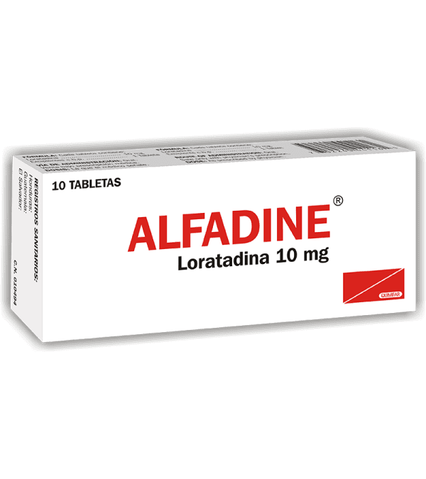 Alfadine Tableta 10 mg caja x10