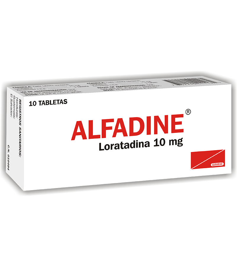 Alfadine Tableta 10 mg caja x10