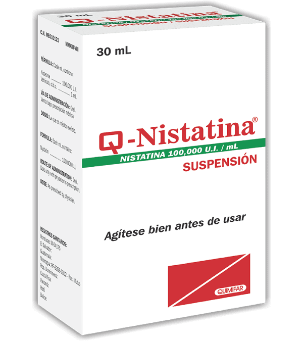 Q-Nistatina Suspension-Gotas frasco x30 ml