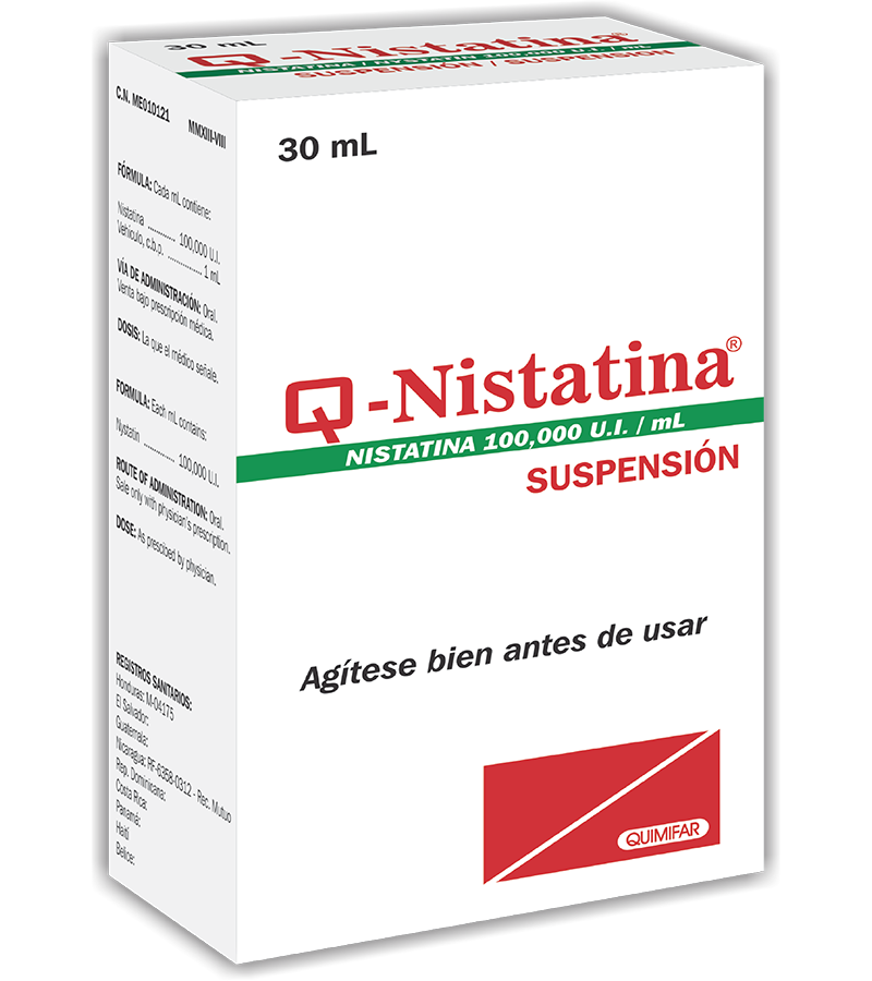 Q-Nistatina Suspension-Gotas frasco x30 ml