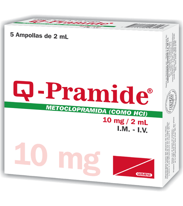 Q-Pramide Ampolla Inyectable caja x5