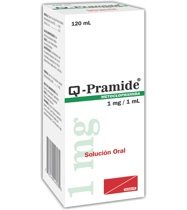 Q-Pramide Jarabe 1 mg / 1 ml frasco 120 ml