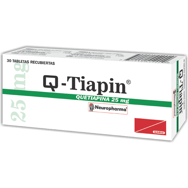 Q-Tiapin Tableta 25 mg caja x30
