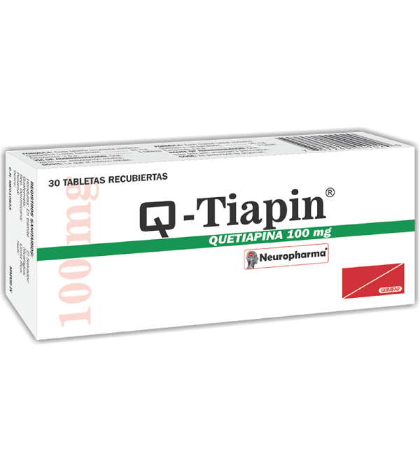 Q-Tiapin Tableta 100 mg caja x30