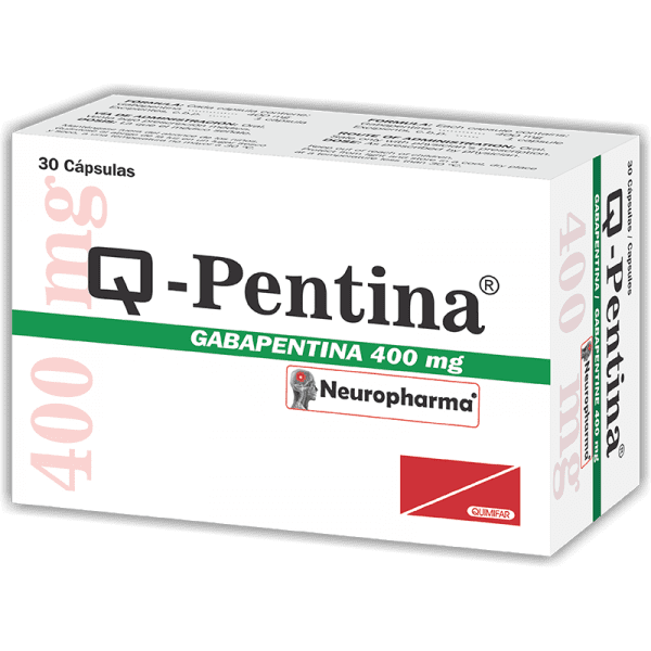 Q-Pentina Capsula 400 mg caja x30