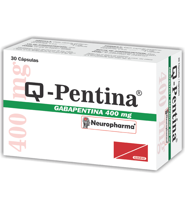 Q-Pentina Capsula 400 mg caja x30