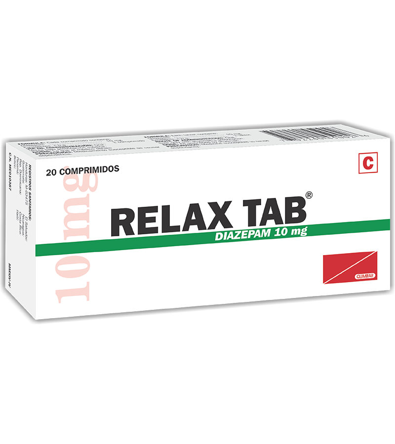 Relax-Tab Tableta 10 mg caja x20