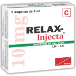 Relax-Injecta Ampolla Inyectable 10 mg / 2 ml caja x5