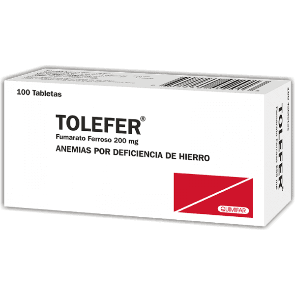 Tolefer Tableta 200 mg caja x100