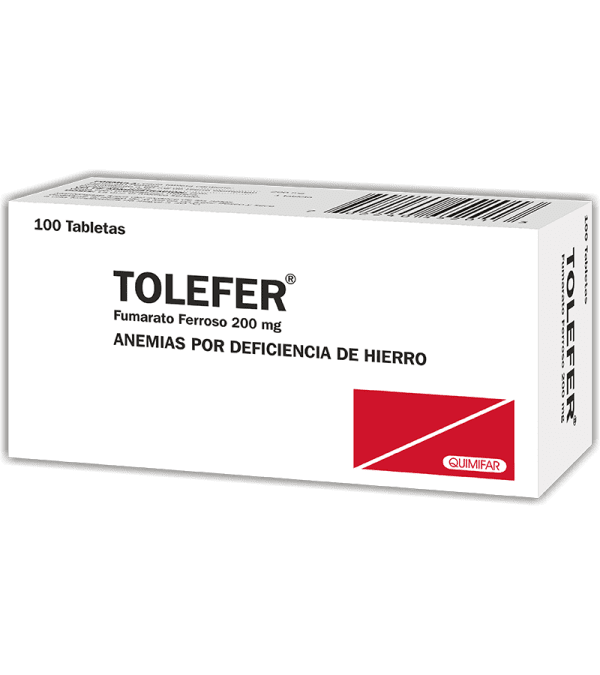 Tolefer Tableta 200 mg caja x100