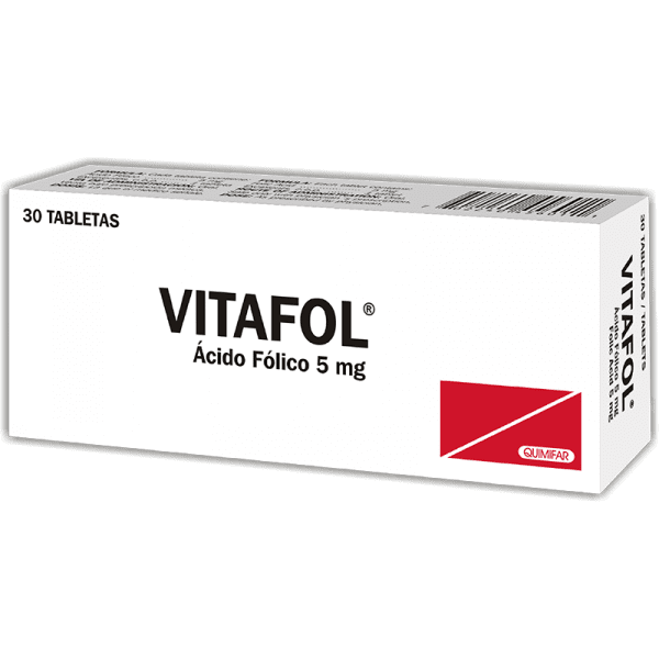 Vitafol Tableta 5 mg caja x30