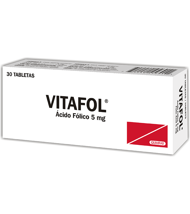 Vitafol Tableta 5 mg caja x30