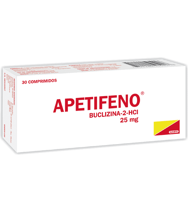 Apetifeno Tableta caja x30