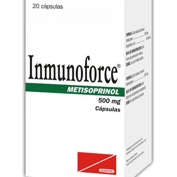 Inmunoforce Capsulas 500 mg frasco x20