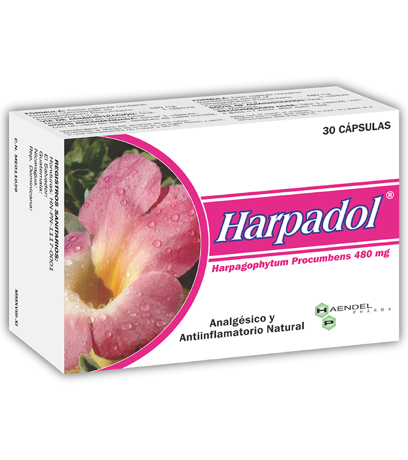 Harpadol Capsula 480 mg caja x30