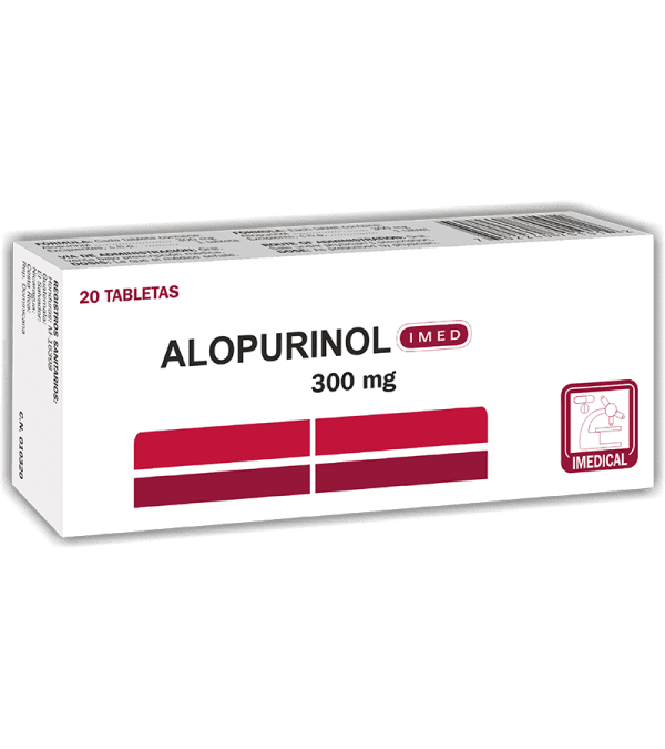 Alopurinol Tableta 300 mg caja x20