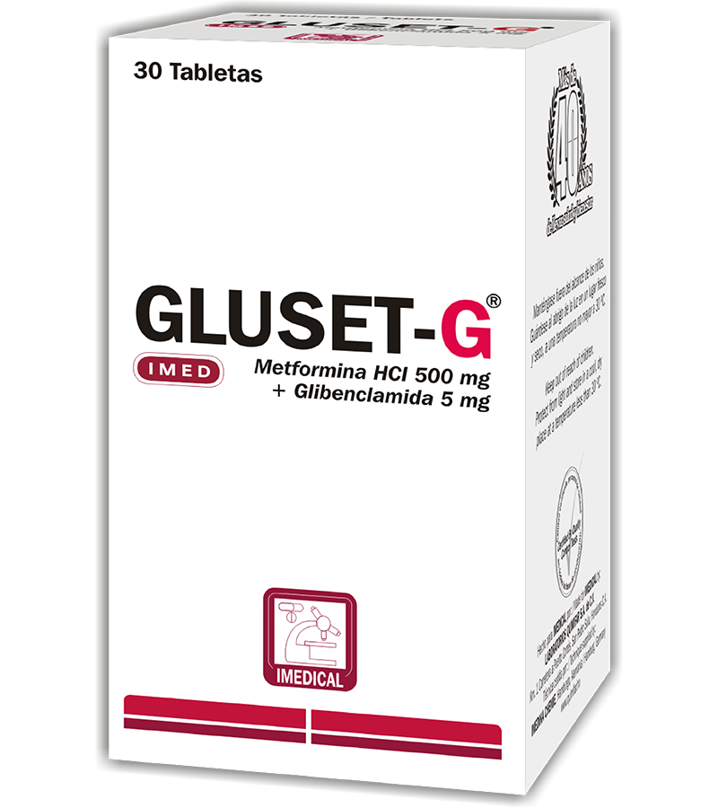 Gluset-G Tableta 850 mg caja x30