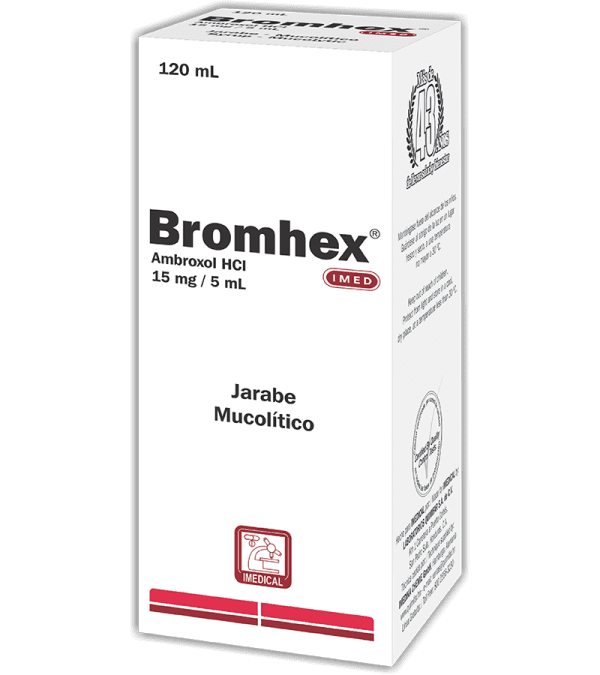 Bromex Jarabe 15 mg / 5 ml frasco 120 ml