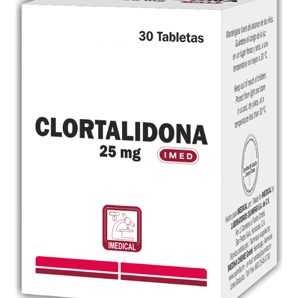 Clortalidona Tableta 25 mg caja x30