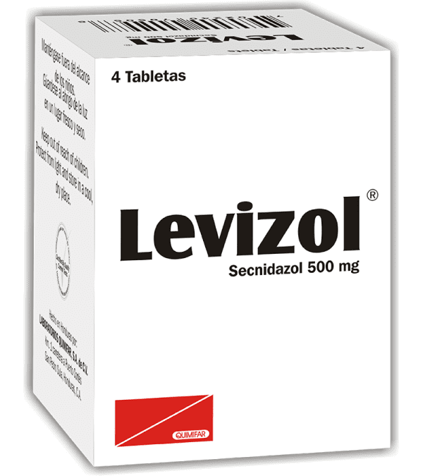 Levizol Tabletas 500 mg caja x4