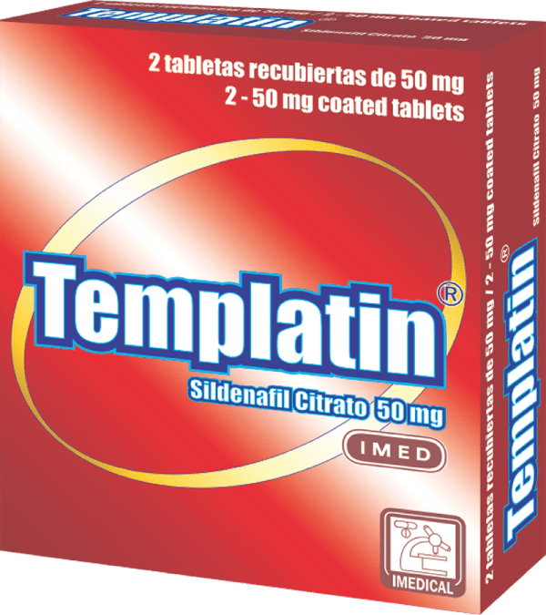 Templatin Tableta 50 mg caja x2